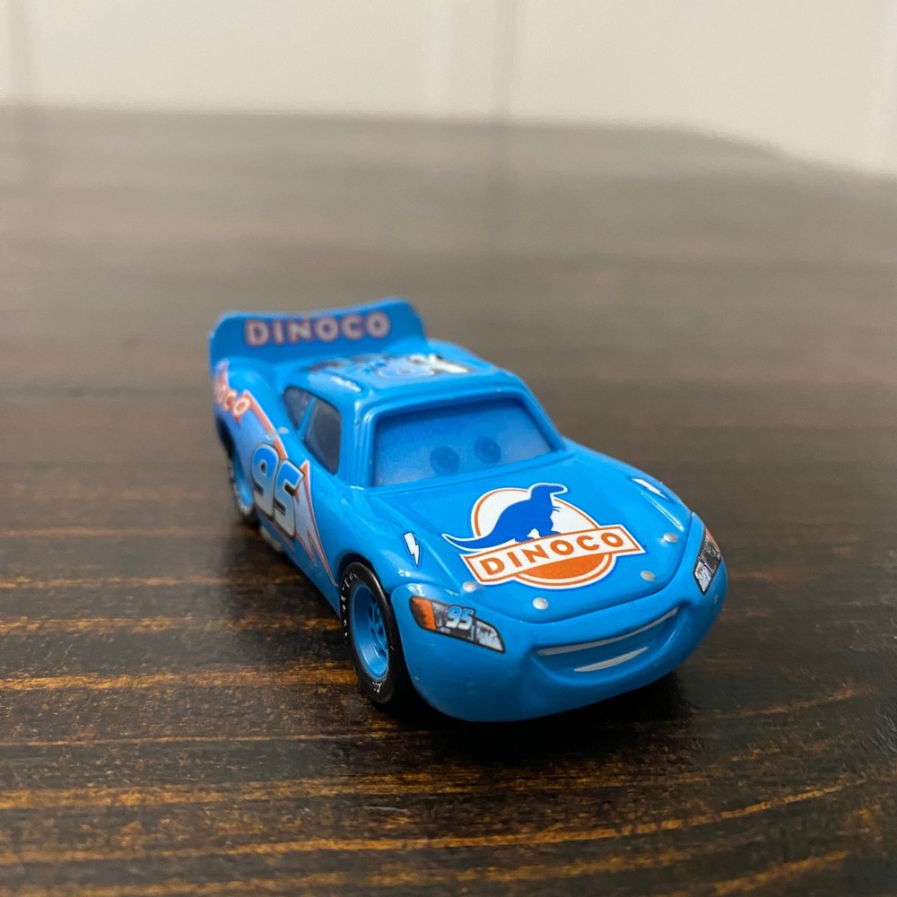 Disney Pixar Cars Dinoco Lightning McQueen Blue Lenticular‎ Eyes